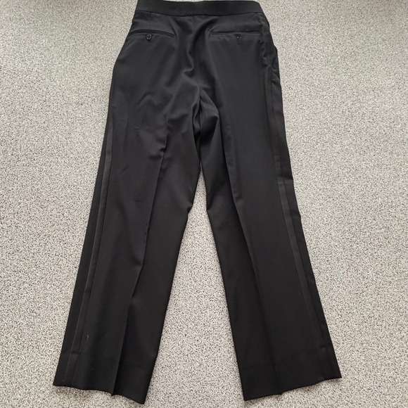 Jos A Bank Tuxedo Traveler Suit Wool Black Shawl Collar Formal 41R - Picture 16 of 16